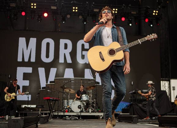 July 31, 2021, George, WA, USA: SInger Morgan Evans performs on the main stage during day 2 of the Watershed Music Festival at The Gorge Amphitheater on July 31, 2021 in George, Washington. ( Xander Deccio ImageSpace) George USA - ZUMAs181 20210731_zea_s181_073 Copyright: xImagespacex