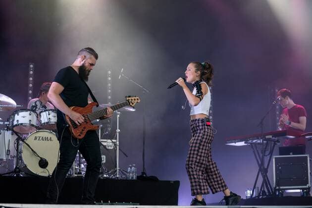 Alice Merton Open Air 31 07 2021 Alice Merton at the picnic concert in Ladenburg Ladenburg Festwiese Baden Württemberg