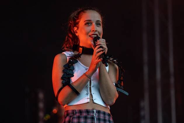 Alice Merton Open Air 31 07 2021 Alice Merton at the picnic concert in Ladenburg Ladenburg Festwiese Baden Württemberg