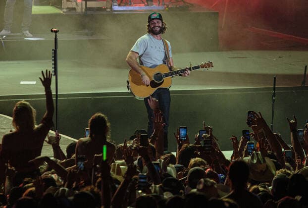 August 1, 2021, George, WA, USA: SInger Thomas Rhett headlines night three of the Watershed Music Festival at The Gorge Amphitheater on August 01, 2021 in George, Washington. ( Xander Deccio ImageSpace) George USA - ZUMAs181 20210801_zea_s181_003 Copyright: xImagespacex