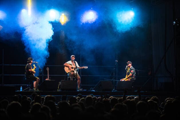 Manu Chao Performs In Padua Manu Chao performs in Padua, Italy, on August 2, 2021 during his tour El Chapulin Solo at the Parco della Musica Padua Italia Italy silvino-manuchao210803_np4Xq  Copyright: xRobertoxSilvinox