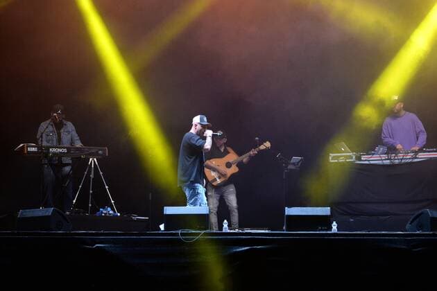 02 08 2021, Cham, GER, Beach Chair Open Air 2021, Singer Pietro Lombardi (GER)