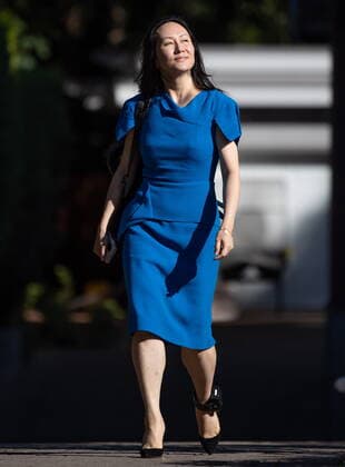 August 4, 2021, Vancouver, BC, Canada: Meng Wanzhou, chief financial officer of Huawei, leaves home to attend her extradition hearing at B.C. Supreme Court, in Vancouver, B.C., Wednesday, Aug. 4, 2021. Vancouver Canada - ZUMAc35_ 20210804_zaf_c35_113 Copyright: xDarrylxDyckx