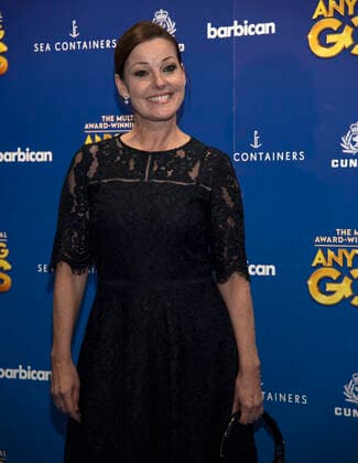 August 4, 2021, London, United Kingdom: Ruthie Henshall attends the Anything Goes Red Carpet Press Night at The Barbican Centre in London. London United Kingdom - ZUMAs197 20210804_zaa_s197_166 Copyright: xLoredanaxSangiulianox