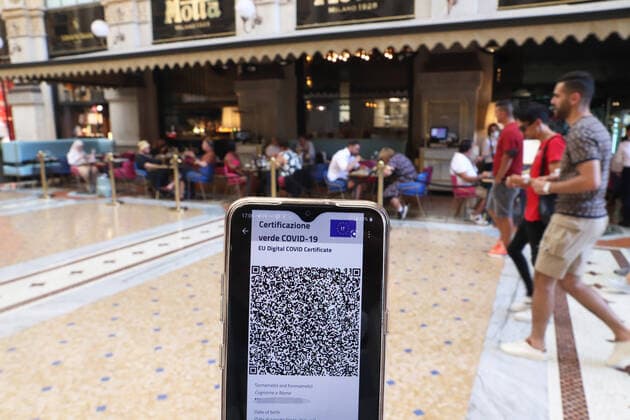 photo ipp clemente marmorino milan 24 07 2021 pandemic coronavirus covid 19 green pass restaurants pandemic coronavirus covid 19  0