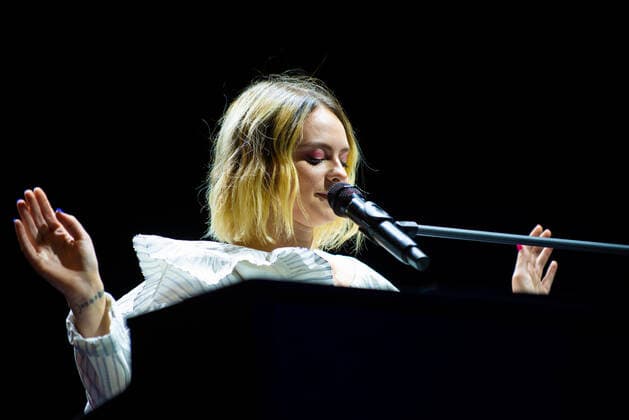 Italy: Francesca Michielin 2021 Francesca Michielin performs in Jesolo, Venice. Jesolo Italy Copyright: DenisxUlliana