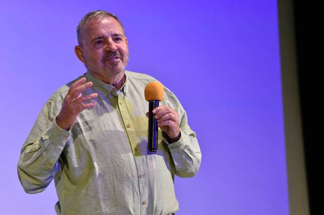 Serbian film and theatre director Goran Markovic received the Annual Award of the Association of Czech Film Clubs (ACFK) during the Summer Film School Uherske Hradiste, Czech Republic, on August 6, 2021. (CTKxPhoto DaliborxGluck) CTKPhotoP2021080611334  dg003A