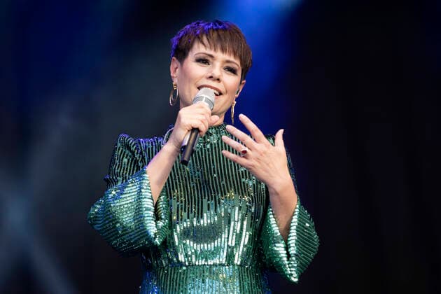 Francine Jordi live at the Summer in the City event on the forecourt of the PostFinance Arena Bern, 06 08 2021 Foto:xA.xRaemyx xFuturexImage