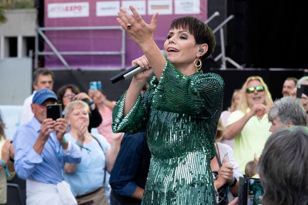 Francine Jordi live at the Summer in the City event on the forecourt of the PostFinance Arena Bern, 06 08 2021 Foto:xA.xRaemyx xFuturexImage