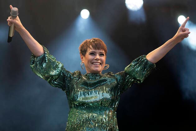 Francine Jordi live at the Summer in the City event on the forecourt of the PostFinance Arena Bern, 06 08 2021 Foto:xA.xRaemyx xFuturexImage