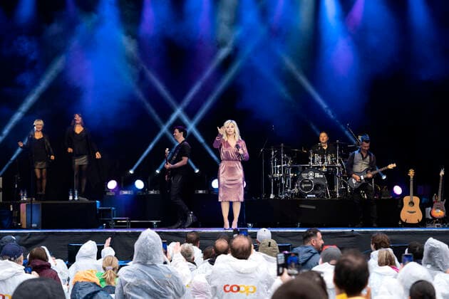 Beatrice Egli live at the Summer in the City event on the forecourt of the PostFinance Arena Bern, 07 08 2021 Foto:xA.xRaemyx xFuturexImage
