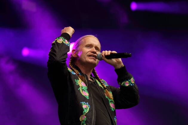 Roman Geike alias Romano at the Bergfunk Open Air on the Funkerberg in Königs Wusterhausen, 7 August 2021 Bergfunk Open Air