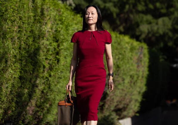 August 10, 2021, Vancouver, BC, Canada: Meng Wanzhou, chief financial officer of Huawei, leaves home to attend her extradition hearing at B.C. Supreme Court, in Vancouver, on Tuesday, August 10, 2021. Vancouver Canada - ZUMAc35_ 20210810_zaf_c35_031 Copyright: xDarrylxDyckx