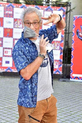 Bilder des Jahres 2021, Entertainment 08 August Entertainment Themen der Woche KW32 Entertainment Bilder des Tages Filmfestival des 27. JFBB in Potsdam Dani Levy Ankunft und roter Teppich, für das 27. Filmfestival des 27. JFBB in Potsdam, im Hans-Otto-Theatert am 12.08.2021 *** Filmfestival of the 27 JFBB in Potsdam Dani Levy Arrival and red carpet, for the 27 Filmfestival of the 27 JFBB in Potsdam, at the Hans Otto Theatert on 12 08 2021 Photopress Mueller