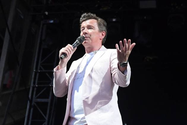 Music Concert Rick Astley Rick Astley in concert at Newmarket Races, Newmarket, United on 13 August 2021. Newmarket Newmarket Races United Editorial use only , Copyright: xSimonxTraylenx PSI-13322-0039
