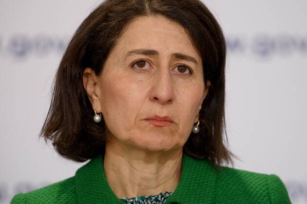 GLADYS BEREJIKLIAN COVID19 PRESSER, NSW Premier Gladys Berejiklian addresses media during a press conference in Sydney, Saturday, August 14, 2021. ( NO ARCHIVING, EDITORIAL USE ONLY, NO USE IN BOOKS WITHOUT CONSENT SYDNEY NSW AUSTRALIA  Copyright: xDANxHIMBRECHTSx 20210814001566728641