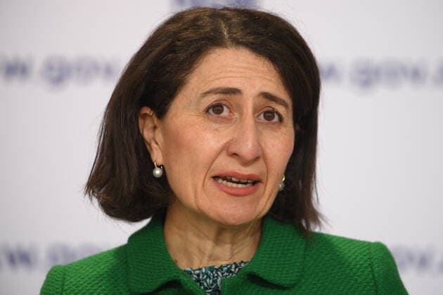 GLADYS BEREJIKLIAN COVID19 PRESSER, NSW Premier Gladys Berejiklian addresses media during a press conference in Sydney, Saturday, August 14, 2021. ( NO ARCHIVING, EDITORIAL USE ONLY, NO USE IN BOOKS WITHOUT CONSENT SYDNEY NSW AUSTRALIA  Copyright: xDANxHIMBRECHTSx 20210814001566728668