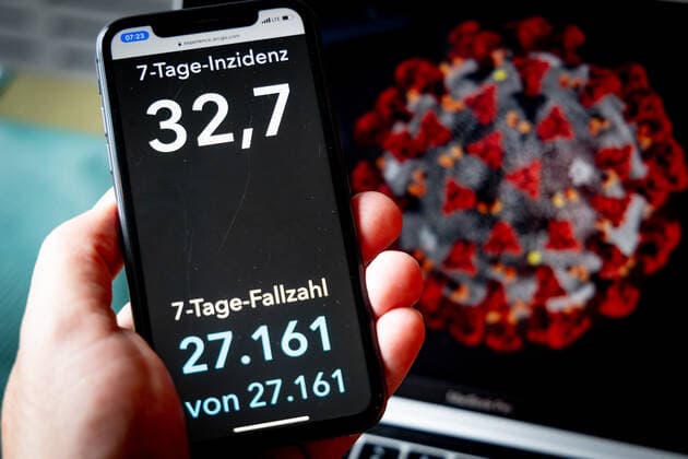 Coronavirus in Germany Covid 19 Dashboard of the Robert Koch Institute 14 08 2021 Robert Koch Institute 7 days incidence 32.7 7 days number of cases 27 161 COVID 19 cases 3 816 285 access by 5 644 the previous day COVID 19 deaths 91 864 access by 11 compared to the previous day