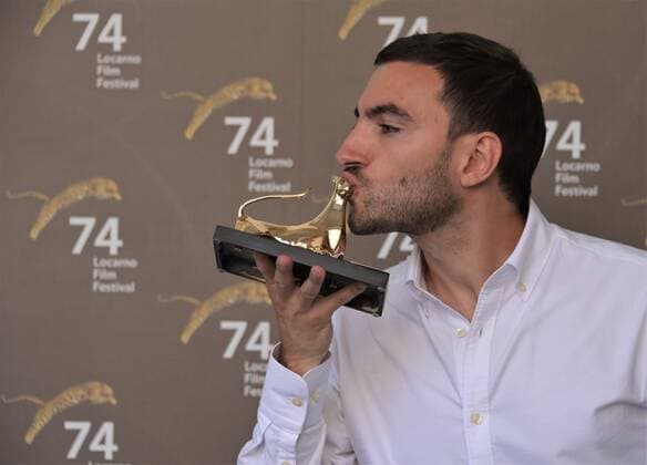 Locarno, Switzerland Locarno Film Festival 2021 Palmares awards ceremony photocall Locarno Film Festival Pardo Oro CdP In the photo: Francesco Montagner director  Copyright: xNickxZonnax xIPAx xNickxZonnax