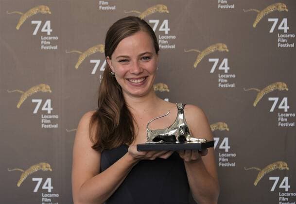 Locarno, Switzerland Locarno Film Festival 2021 Palmares awards ceremony photocall Locarno Film Festival Pardo best female interpretation In the photo: Saskia Rosendahl actres  Copyright: xNickxZonnax xIPAx xNickxZonnax