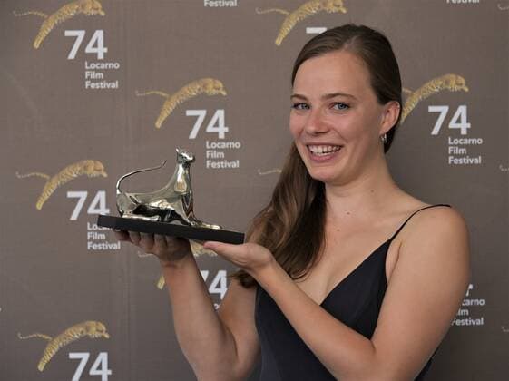 Locarno, Switzerland Locarno Film Festival 2021 Palmares awards ceremony photocall Locarno Film Festival Pardo best female interpretation In the photo: Saskia Rosendahl actres  Copyright: xNickxZonnax xIPAx xNickxZonnax