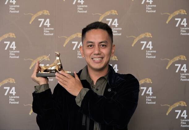 Locarno, Switzerland Locarno Film Festival 2021 Palmares awards ceremony photocall Locarno Film Festival PardoOro best film 2021 LFF In the photo: Muhammad Zaydy Amirruddin producer  Copyright: xNickxZonnax xIPAx xNickxZonnax