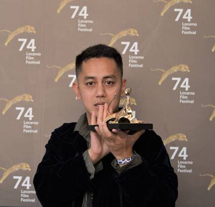 Locarno, Switzerland Locarno Film Festival 2021 Palmares awards ceremony photocall Locarno Film Festival PardoOro best film 2021 LFF In the photo: Muhammad Zaydy Amirruddin producer  Copyright: xNickxZonnax xIPAx xNickxZonnax
