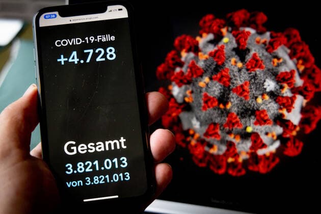 Coronavirus in Germany Covid 19 Dashboard of the Robert Koch Institute 15 08 2021 Robert Koch Institute 7 days incidence 35.0 7 days number of cases 29 099 COVID 19 cases 3 821 013 access by 4 728 the previous day COVID 19 deaths 91 867 access by 3 compared to the previous day