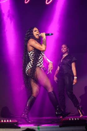 COLUMBIA, SC - AUGUST 14: City Girls at the End Of Summer Jam Concert at the Colonial Life Arena on August 14, 2021 in Columbia, South Carolina. Copyright: xRaymondxAlstonx