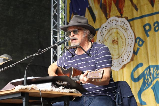 Neuwied Wolfgang Niedecken reads and sings Bob Dylan in front of Engers Castle Copyright: xJoergxNiebergall Eibner-Pressefox EP_JNL