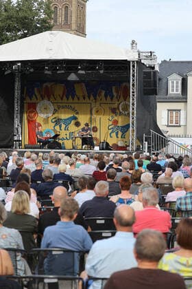 Neuwied Wolfgang Niedecken reads and sings Bob Dylan in front of Engers Castle Copyright: xJoergxNiebergall Eibner-Pressefox EP_JNL