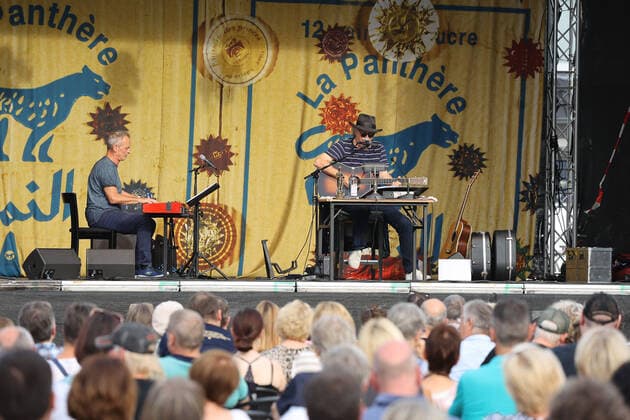 Neuwied Wolfgang Niedecken reads and sings Bob Dylan in front of Engers Castle Copyright: xJoergxNiebergall Eibner-Pressefox EP_JNL