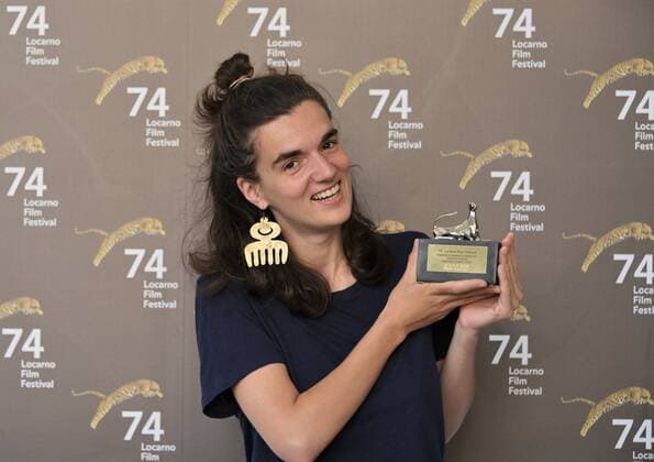 Locarno, Switzerland Locarno Film Festival 2021 Palmares awards ceremony photocall Locarno Film Festival Pardino d Argento Swiss Life In the photo: Naomi Pacifique director  Copyright: xNickxZonnax xIPAx xNickxZonnax