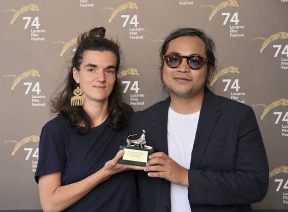 Locarno, Switzerland Locarno Film Festival 2021 Palmares awards ceremony photocall Locarno Film Festival Pardino d Argento Swiss Life In the photo: Naomi Pacifique director  Copyright: xNickxZonnax xIPAx xNickxZonnax