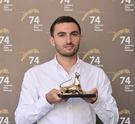 Locarno, Switzerland Locarno Film Festival 2021 Palmares awards ceremony photocall Locarno Film Festival Pardo Oro CdP In the photo: Francesco Montagner director  Copyright: xNickxZonnax xIPAx xNickxZonnax