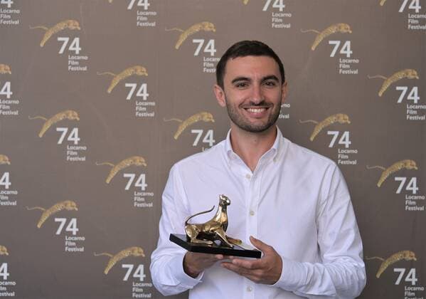 Locarno, Switzerland Locarno Film Festival 2021 Palmares awards ceremony photocall Locarno Film Festival Pardo Oro CdP In the photo: Francesco Montagner director  Copyright: xNickxZonnax xIPAx xNickxZonnax