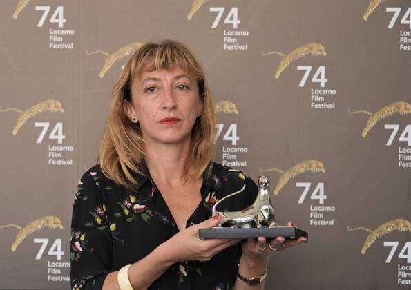 Locarno, Switzerland Locarno Film Festival 2021 Palmares awards ceremony photocall Locarno Film Festival Special Jury Prize Cine + In the photo: Emilie Aussel director  Copyright: xNickxZonnax xIPAx xNickxZonnax