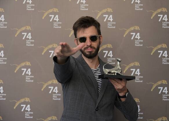 Locarno, Switzerland Locarno Film Festival 2021 Palmares awards ceremony photocall Locarno Film Festival Best emerging director In the photo: Hleb Papou director  Copyright: xNickxZonnax xIPAx xNickxZonnax