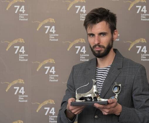 Locarno, Switzerland Locarno Film Festival 2021 Palmares awards ceremony photocall Locarno Film Festival Best emerging director In the photo: Hleb Papou director  Copyright: xNickxZonnax xIPAx xNickxZonnax