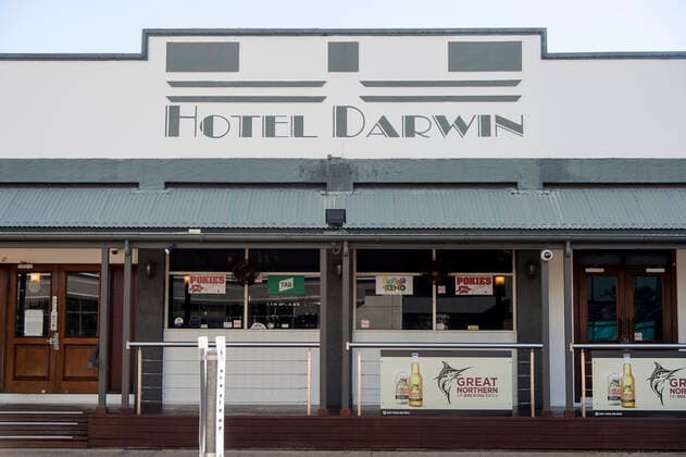 NT CORONAVIRUS COVID19, A closed Hotel Darwin is seen, in Darwin, Monday, August 16, 2021. Greater Darwin and Katherine have been locked down for three days after an American man infected with COVID-19 travelled to the Northern Territory from Sydney. ( NO ARCHIVING, EDITORIAL USE ONLY, NO USE IN BOOKS WITHOUT CONSENT DARWIN AUSTRALIA  Copyright: xAARONxBUNCHx 20210816001567351635