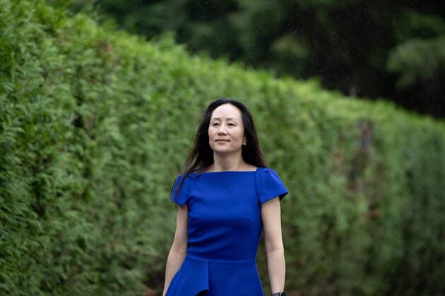August 16, 2021, Vancouver, BC, Canada: Meng Wanzhou, chief financial officer of Huawei, leaves home to attend her extradition hearing at B.C. Supreme Court, in Vancouver, on Monday, August 16, 2021. Vancouver Canada - ZUMAc35_ 20210816_zaf_c35_015 Copyright: xDarrylxDyckx