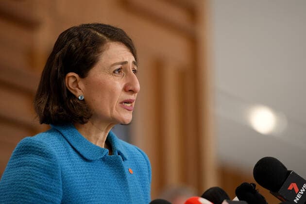 GLADYS BEREJIKLIAN COVID19 PRESSER, NSW Premier Gladys Berejiklian addresses media during a press conference in Sydney, Tuesday, August 17, 2021. ( NO ARCHIVING, EDITORIAL USE ONLY, NO USE IN BOOKS WITHOUT CONSENT SYDNEY NSW AUSTRALIA  Copyright: xDANxHIMBRECHTSx 20210817001567488558