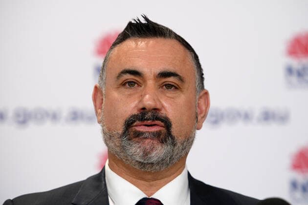GLADYS BEREJIKLIAN COVID19 PRESSER, NSW Deputy Premier John Barilaro addresses media during a press conference in Sydney, Tuesday, August 17, 2021. ( NO ARCHIVING, EDITORIAL USE ONLY, NO USE IN BOOKS WITHOUT CONSENT SYDNEY NSW AUSTRALIA  Copyright: xDANxHIMBRECHTSx 20210817001567490545