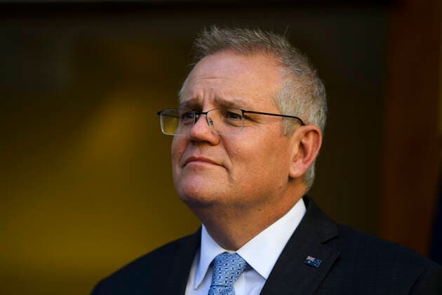 Coronavirus in Australien, Pressekonferenz mit Scott Morrison in Canberra SCOTT MORRISON PRESSER, Australian Prime Minister Scott Morrison speaks to the media during a press conference at Parliament House in Canberra, Tuesday, August 17, 2021. ( NO ARCHIVING, EDITORIAL USE ONLY, NO USE IN BOOKS WITHOUT CONSENT CANBERRA ACT AUSTRALIA  Copyright: xLUKASxCOCHx 20210817001567499981