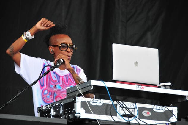 BRONX, NY - AUGUST 16: DJ Jazzy Joyce performs at the It s Time for Hip Hop in NYC concert at Orchard Beach on August 16, 2021 in the Bronx, New York. Copyright: xKoixSojer Snap NxUxPhotosx MediaPunchx