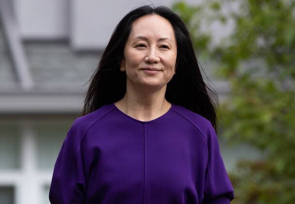 August 18, 2021, Vancouver, BC, Canada: Meng Wanzhou, chief financial officer of Huawei, leaves home to attend what is expected to be the final day of her extradition hearing at B.C. Supreme Court, in Vancouver, on Wednesday, August 18, 2021. Vancouver Canada - ZUMAc35_ 20210818_zaf_c35_034 Copyright: xDarrylxDyckx