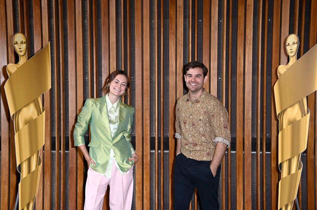 Lea van Acken and Lucas Reiber at the nomination announcement for the German Film Award 2021 at Kino International Berlin, 19 08 2021 Foto:xF.xKernx xFuturexImage