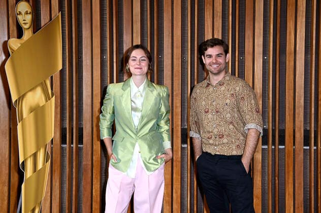 Lea van Acken and Lucas Reiber at the nomination announcement for the German Film Award 2021 at Kino International Berlin, 19 08 2021 Foto:xF.xKernx xFuturexImage