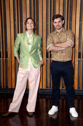 Lea van Acken and Lucas Reiber at the nomination announcement for the German Film Award 2021 at Kino International Berlin, 19 08 2021 Foto:xF.xKernx xFuturexImage