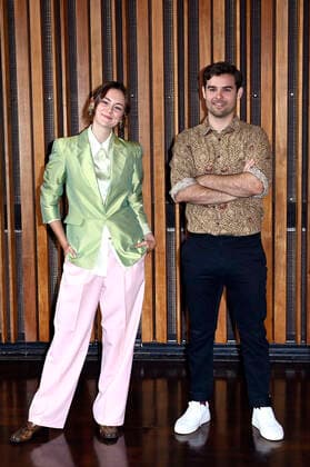 Lea van Acken and Lucas Reiber at the nomination announcement for the German Film Award 2021 at Kino International Berlin, 19 08 2021 Foto:xF.xKernx xFuturexImage